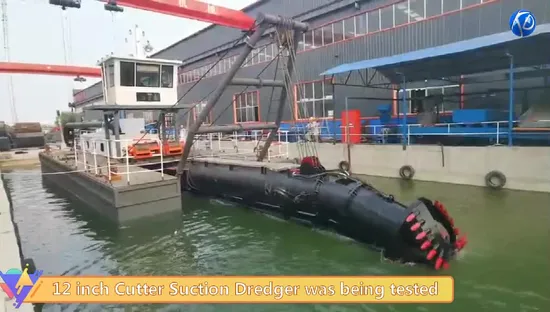 3500 m3/H Sand-Goldbergbau-Baggerschneider, Saugbagger, Schlammpumpen, Baggerarbeiten für den Fluss