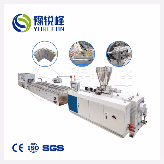 PE PVC WPC Holz Kunststoff Profil Bodenbelag Fenster Türrahmen Terrassendielen Bodenfliesen Perlenprofilherstellung Extrusion Extrudermaschine