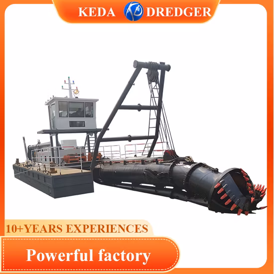 Keda River Baggermaschine Goldbergbau Schlammbagger Sand Saugbagger Ausrüstung Schneidsaugbagger